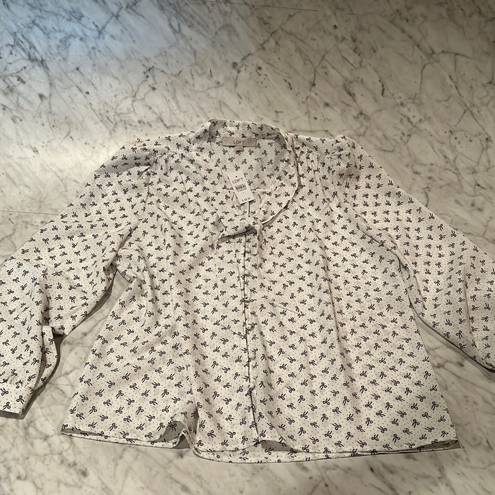 LOFT long sleeve blouse